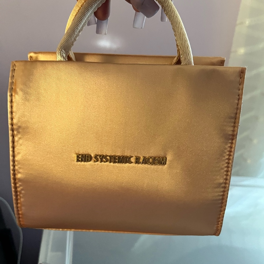 Brandon Blackwood ESR Satin mini tote